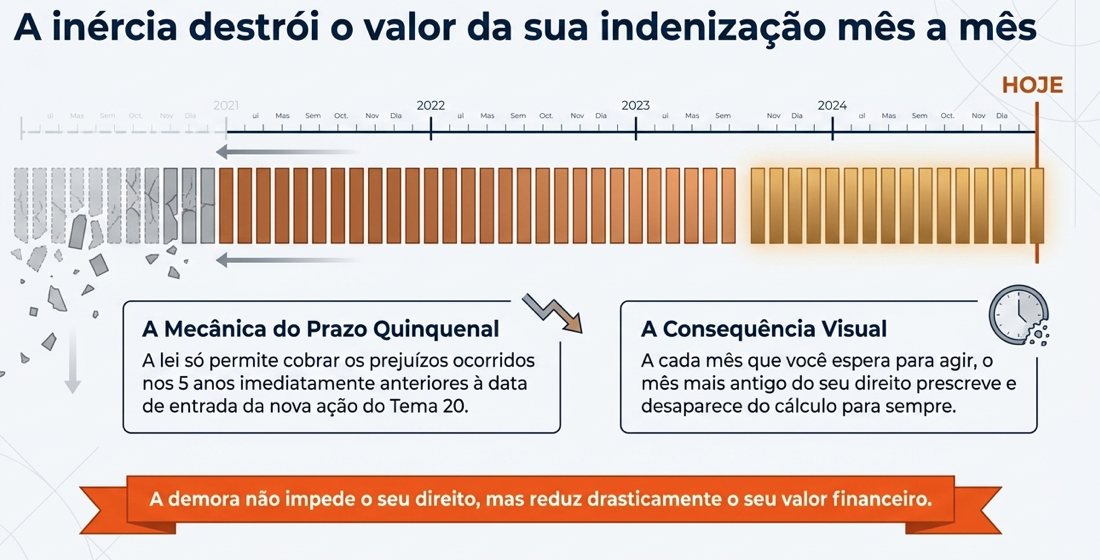 Ilustração editorial — a urgência